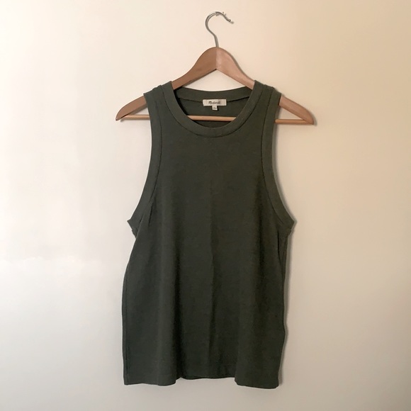 Madewell Tops - Madewell Tank in Olive (L) - Never Worn